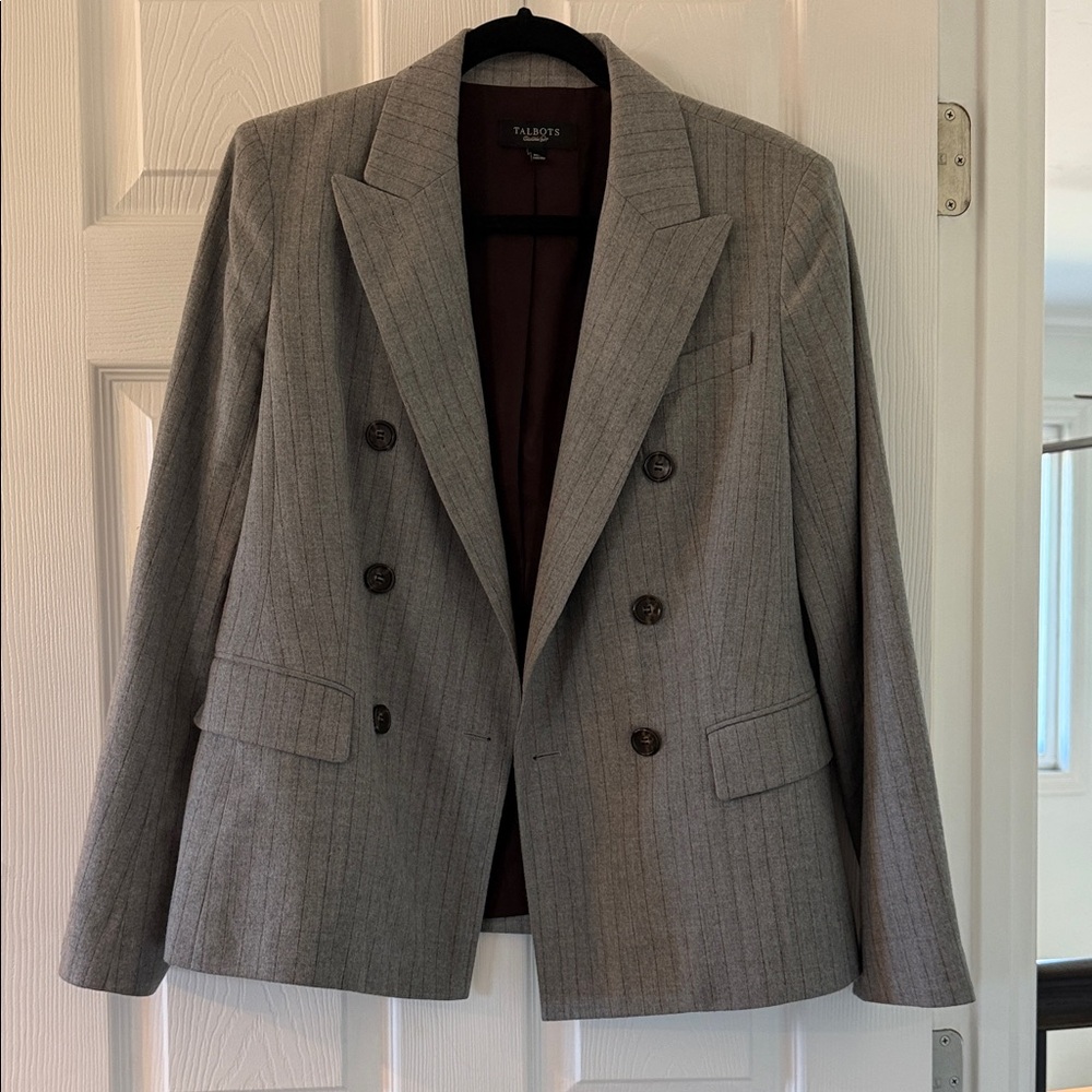 Talbots Charcoal Blazer